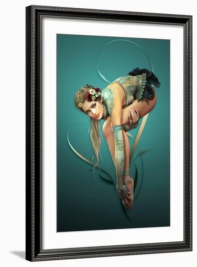 Ballet-Atelier Sommerland-Framed Art Print