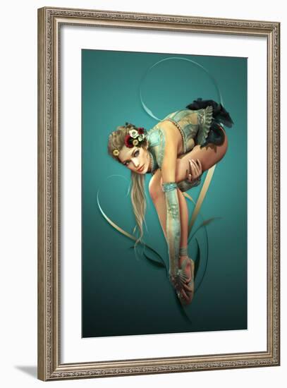 Ballet-Atelier Sommerland-Framed Art Print