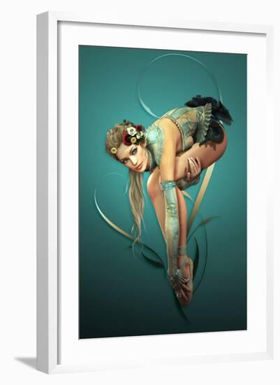 Ballet-Atelier Sommerland-Framed Art Print