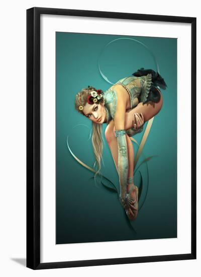 Ballet-Atelier Sommerland-Framed Art Print