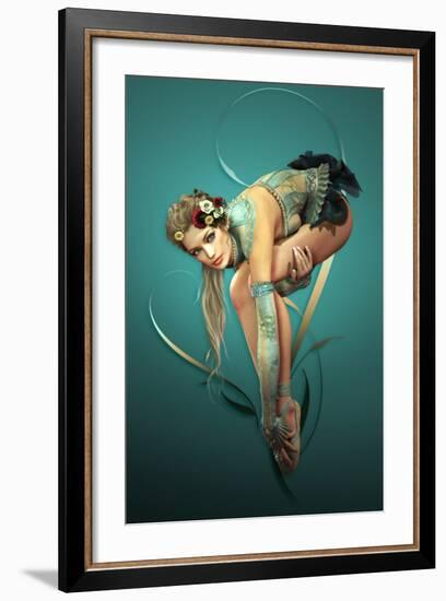 Ballet-Atelier Sommerland-Framed Art Print