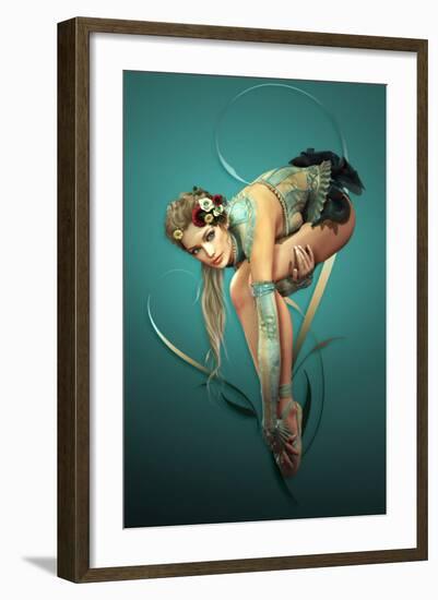 Ballet-Atelier Sommerland-Framed Art Print