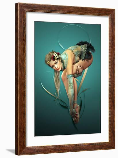 Ballet-Atelier Sommerland-Framed Art Print