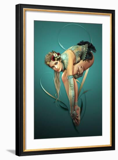 Ballet-Atelier Sommerland-Framed Art Print