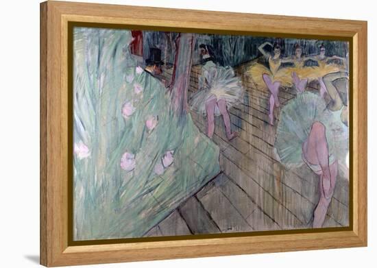 Ballet-Henri de Toulouse-Lautrec-Framed Stretched Canvas