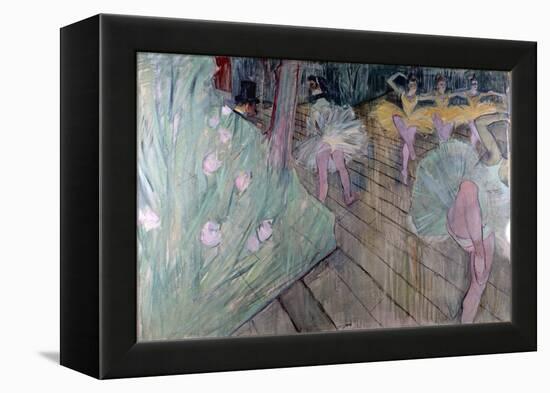 Ballet-Henri de Toulouse-Lautrec-Framed Stretched Canvas