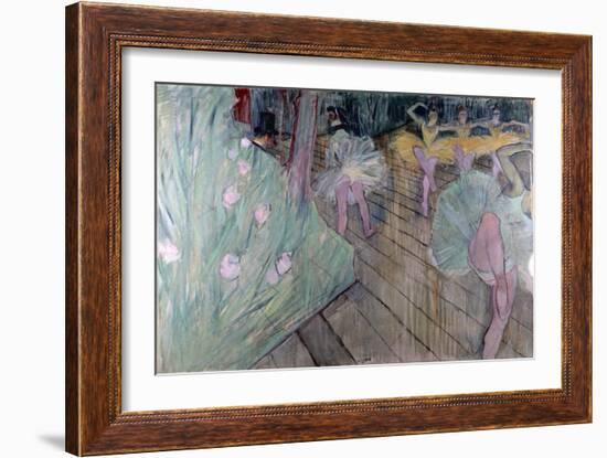 Ballet-Henri de Toulouse-Lautrec-Framed Art Print