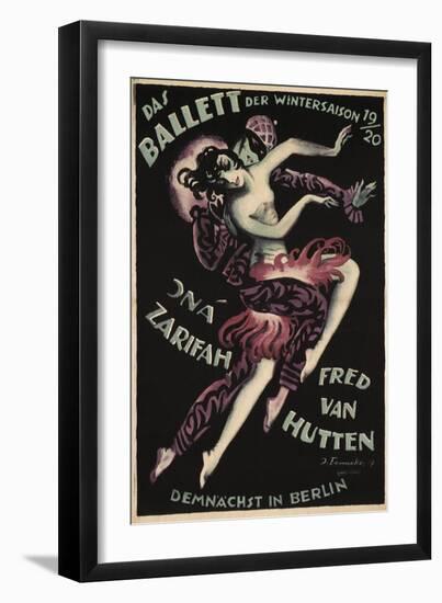 Balletwinter Seas Germany, 1919-null-Framed Giclee Print