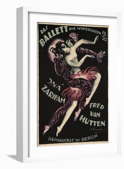 Balletwinter Seas Germany, 1919-null-Framed Giclee Print