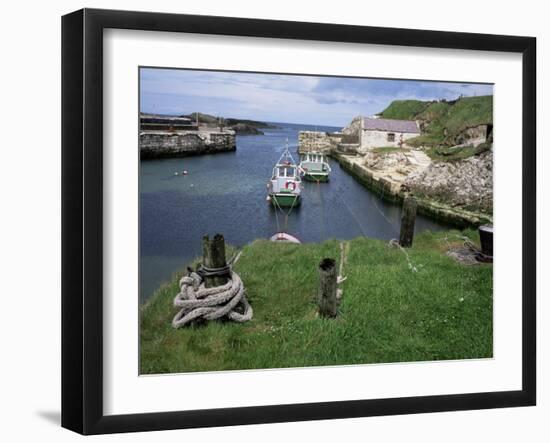 Ballintoy Harbour, County Antrim, Ulster, Northern Ireland, United Kingdom-Roy Rainford-Framed Photographic Print