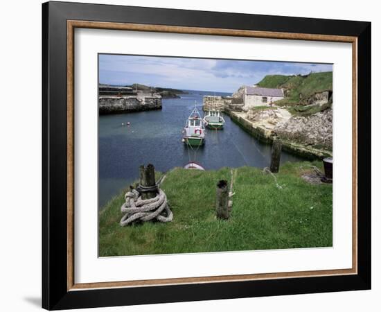 Ballintoy Harbour, County Antrim, Ulster, Northern Ireland, United Kingdom-Roy Rainford-Framed Photographic Print