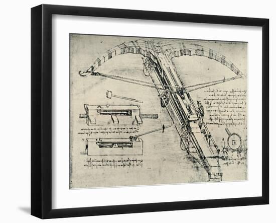 'Ballista', 1928-Leonardo Da Vinci-Framed Giclee Print