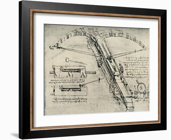 'Ballista', 1928-Leonardo Da Vinci-Framed Giclee Print