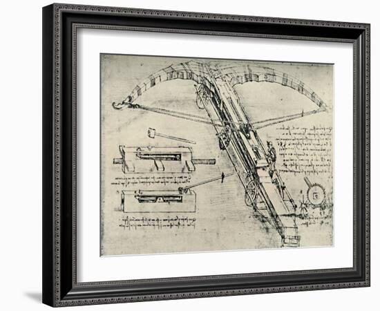 'Ballista', 1928-Leonardo Da Vinci-Framed Giclee Print