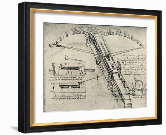 'Ballista', 1928-Leonardo Da Vinci-Framed Giclee Print