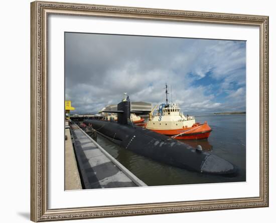 Ballistic Missile Submarine USS Tennessee at Naval Submarine Base Kings Bay-Stocktrek Images-Framed Photographic Print