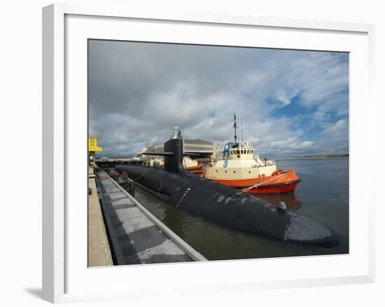 Ballistic Missile Submarine USS Tennessee at Naval Submarine Base Kings Bay-Stocktrek Images-Framed Photographic Print