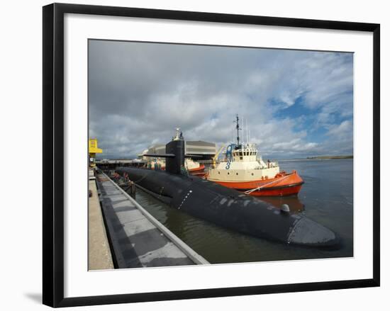 Ballistic Missile Submarine USS Tennessee at Naval Submarine Base Kings Bay-Stocktrek Images-Framed Photographic Print