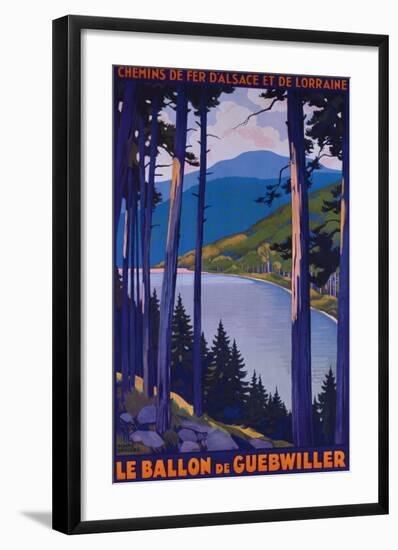 Ballon de Guebwiller-Roger Broders-Framed Giclee Print