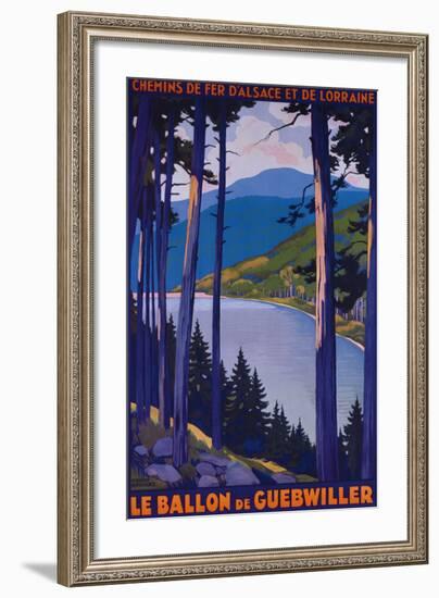 Ballon de Guebwiller-Roger Broders-Framed Giclee Print