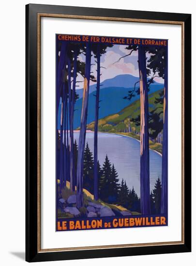 Ballon de Guebwiller-Roger Broders-Framed Giclee Print