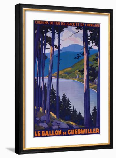 Ballon de Guebwiller-Roger Broders-Framed Giclee Print