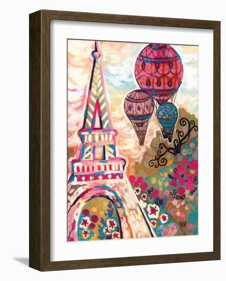 Ballons Sur Paris-Natasha Wescoat-Framed Giclee Print