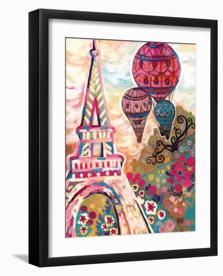 Ballons Sur Paris-Natasha Wescoat-Framed Giclee Print