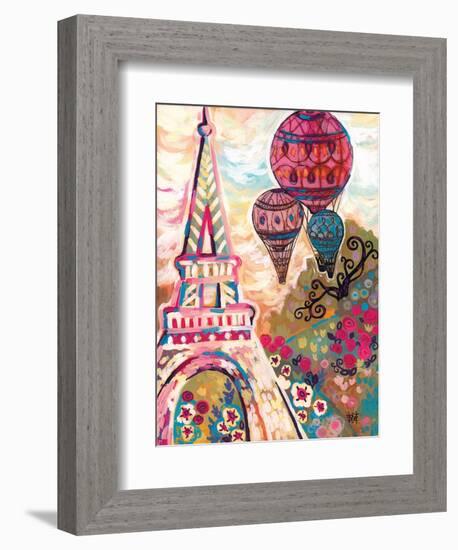 Ballons Sur Paris-Natasha Wescoat-Framed Giclee Print