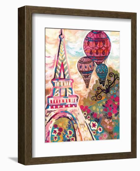 Ballons Sur Paris-Natasha Wescoat-Framed Giclee Print