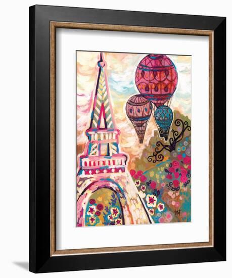 Ballons Sur Paris-Natasha Wescoat-Framed Giclee Print