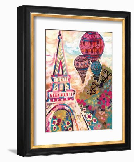 Ballons Sur Paris-Natasha Wescoat-Framed Giclee Print