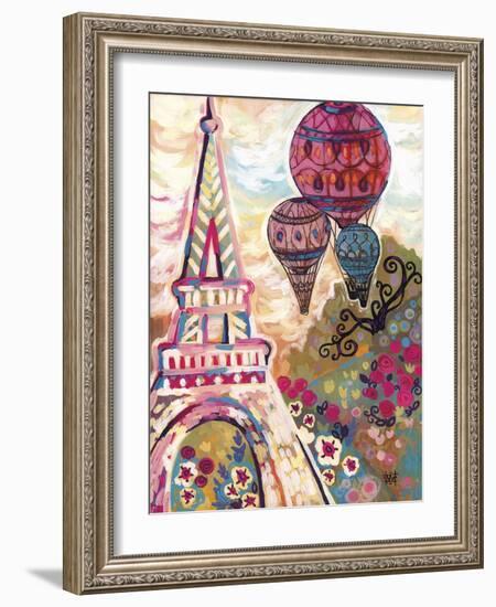 Ballons Sur Paris-Natasha Wescoat-Framed Giclee Print