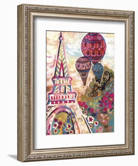 Ballons Sur Paris-Natasha Wescoat-Framed Giclee Print