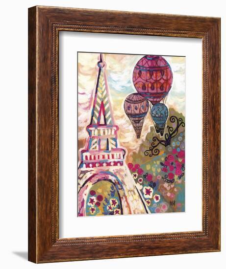 Ballons Sur Paris-Natasha Wescoat-Framed Giclee Print