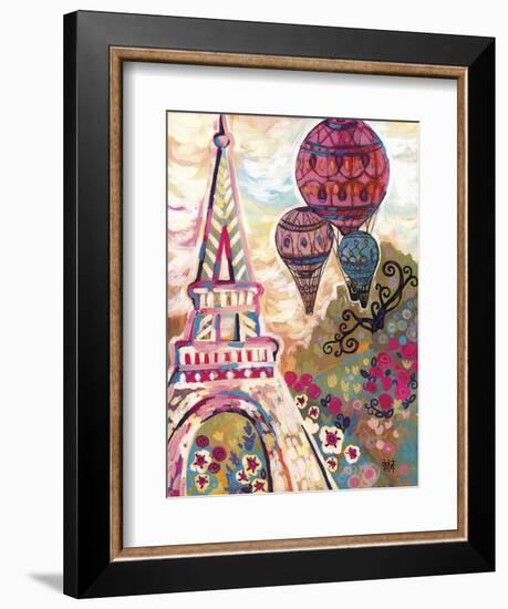 Ballons Sur Paris-Natasha Wescoat-Framed Giclee Print