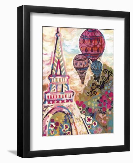 Ballons Sur Paris-Natasha Wescoat-Framed Giclee Print