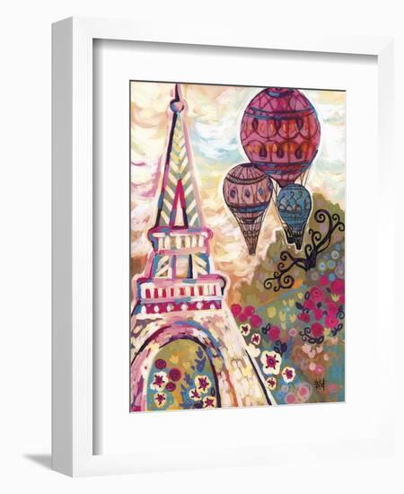 Ballons Sur Paris-Natasha Wescoat-Framed Giclee Print