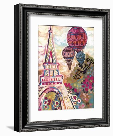 Ballons Sur Paris-Natasha Wescoat-Framed Giclee Print