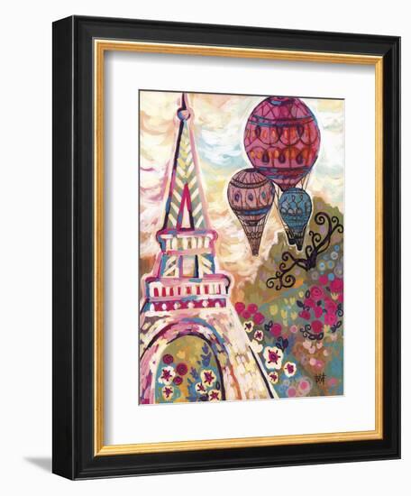 Ballons Sur Paris-Natasha Wescoat-Framed Giclee Print