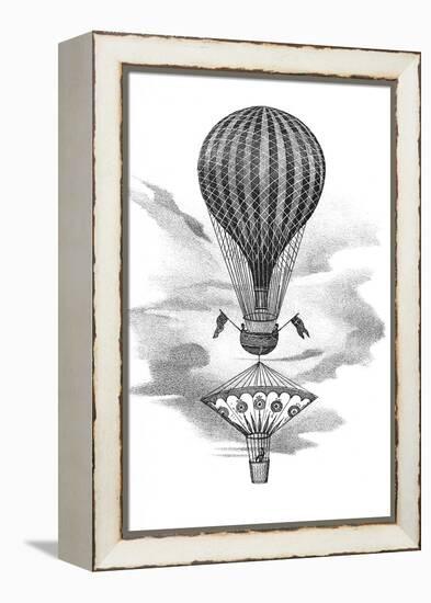 Balloon And Parachute-Science, Industry and Business Library-Framed Premier Image Canvas