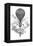 Balloon And Parachute-Science, Industry and Business Library-Framed Premier Image Canvas