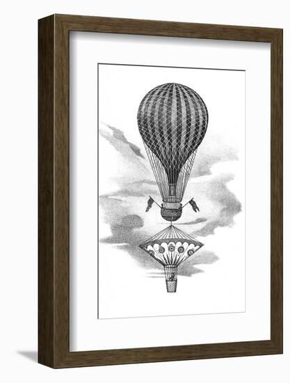 Balloon And Parachute-Science, Industry and Business Library-Framed Photographic Print