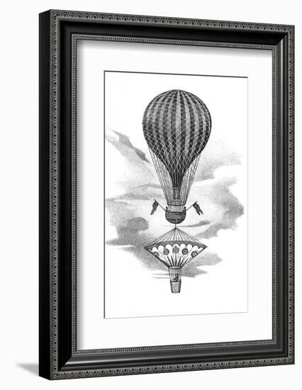 Balloon And Parachute-Science, Industry and Business Library-Framed Photographic Print