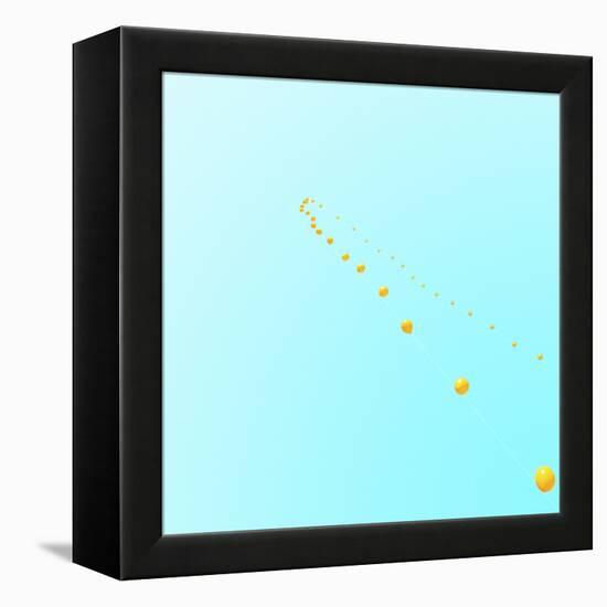 Balloon Chain 1-Matt Crump-Framed Stretched Canvas