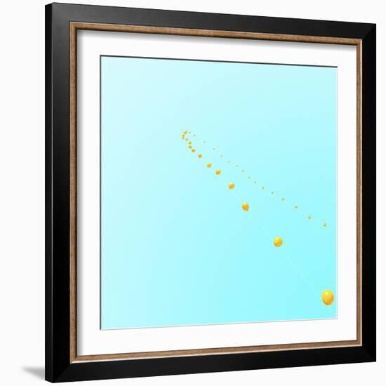 Balloon Chain 1-Matt Crump-Framed Photographic Print