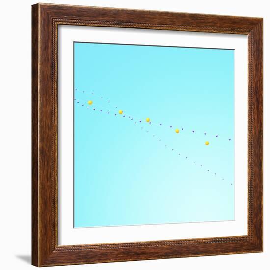 Balloon Chain 2-Matt Crump-Framed Photographic Print