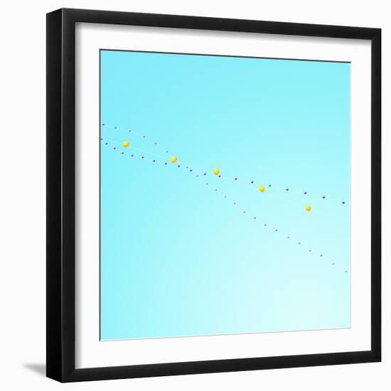 Balloon Chain 2-Matt Crump-Framed Photographic Print