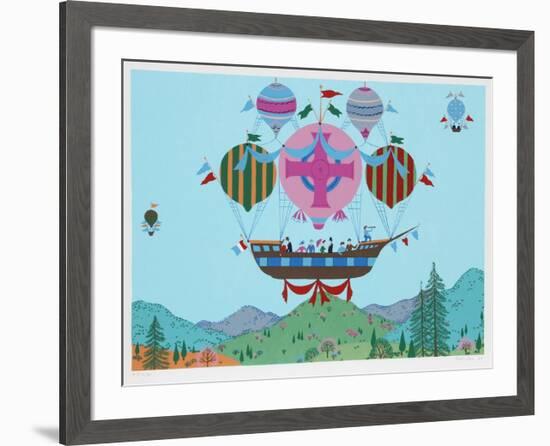 Balloon Cruise-Jack Hofflander-Framed Limited Edition