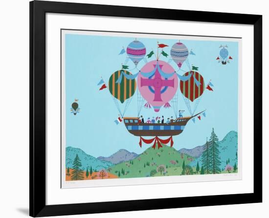 Balloon Cruise-Jack Hofflander-Framed Limited Edition